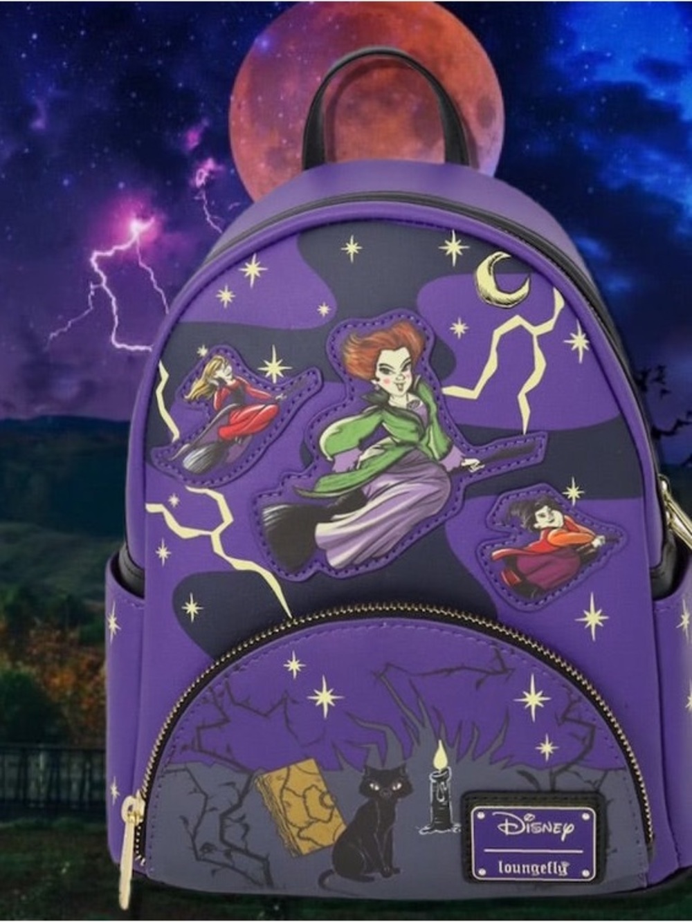 Loungefly Hocus Pocus We Fly Mini Backpack Glow In The Dark Toys N Fun Exclusive